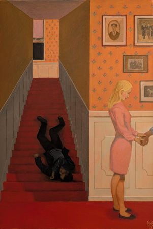 Анастасия Мотина (Картина, живопись - 
                  50 x 75 см) История одного дома