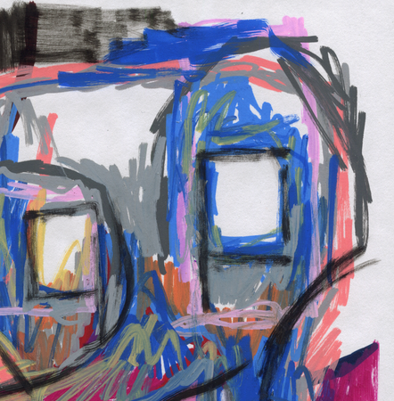 Дмитрий Кавка (Авторская графика - 
                  20.5 x 26.5 см) Человек