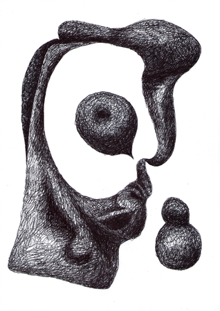 Игорь Добрун (Авторская графика - 
                  21 x 29.7 см) Sketches for Joseph Shabason`s The Fellowship <2>