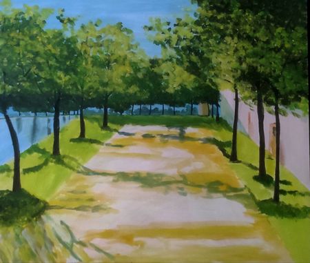 Ольга Чужакова (Картина, живопись - 
                  60 x 50 см) Аллея