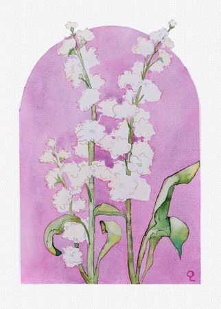 Оливия Лем (Авторская графика - 
                  25 x 35 см) Левкой