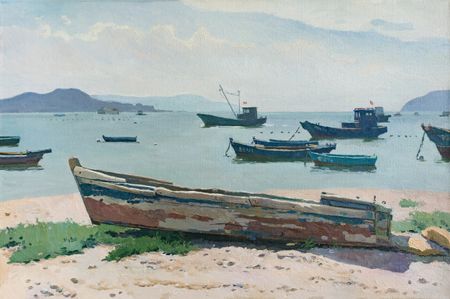 Николай Водолазский (Картина, живопись - 
                  90 x 60 см) Тоска по морю