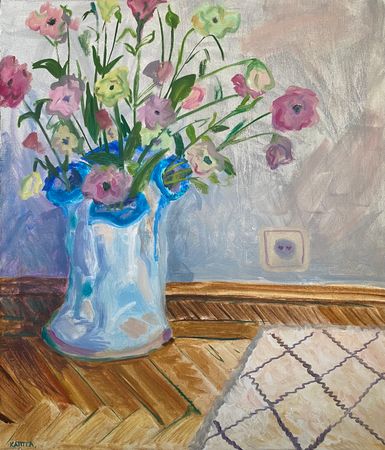 Катя Афонина (Картина, живопись - 
                  60 x 70 см) Objects