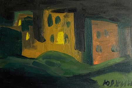 Юджин (Картина, живопись - 
                  30 x 20 см) Ночь