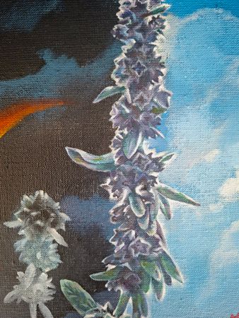 Ева Аракчеева (Картина, живопись - 
                  40 x 40 см) Метафора 8. Отражение
