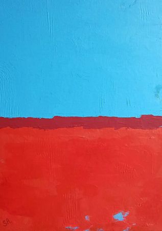 Анастасия Семенцул (Картина, живопись - 
                  50 x 70 см) Контрастные чувства