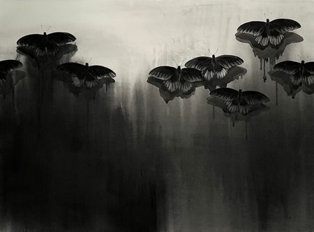 Ульяна Соловей (Авторская графика - 
                  75 x 56 см) PAPILIO MEMNON