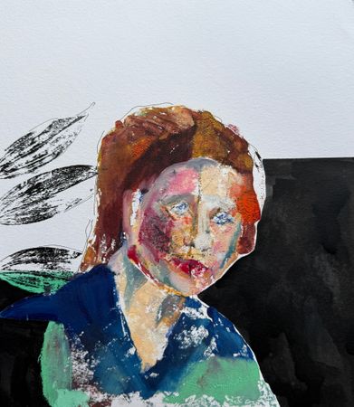 Инна Сумина (Графика печатная - 
                  25.8 x 29.6 см) Это было давно, это было вчера