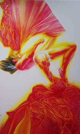 Алан Хатагты (Авторская графика - 
                  120 x 200 см) Танец жизни 2