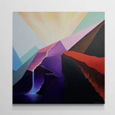Кристина Хацкевич (Картина, живопись - 
                  100 x 100 см) Освобождение