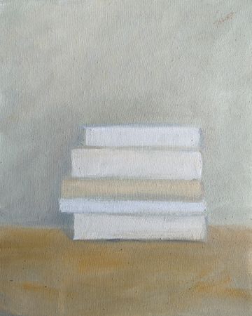 Анастасия Таюрская (Картина, живопись - 
                  25 x 30 см) Книги