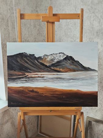 Светлана Юматова (Картина, живопись - 
                  70 x 50 см) Побег в горы