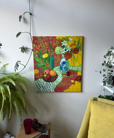 Алина Филимонова (Картина, живопись - 
                  60 x 70 см) Декоративный натюрморт