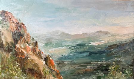Оксана Горбунова (Картина, живопись - 
                  100 x 60 см) Долина привидений. Демерджи. Крым