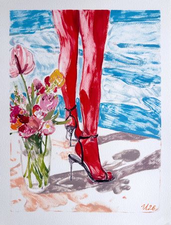 Илья Филатов (Авторская графика - 
                  31 x 41 см) #4