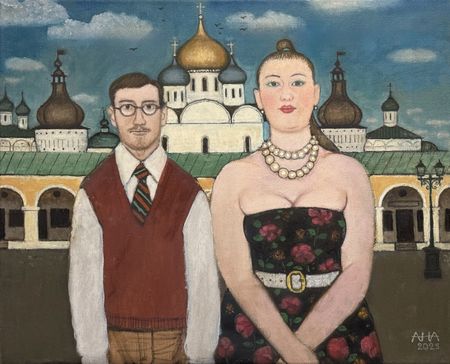 Андрей Аверьянов (Картина, живопись - 
                  60 x 50 см) Старый Кремль