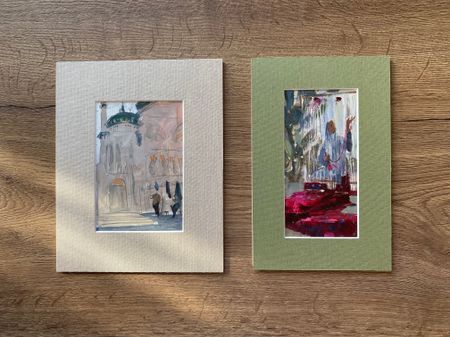 Алина Буглеева (Авторская графика - 
                  12 x 18 см) Стамбул
