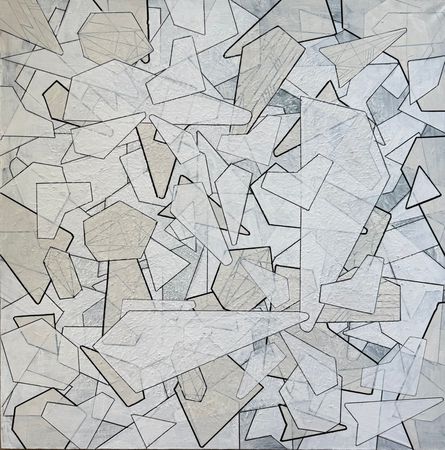 Марина Астахова (Картина, живопись - 
                  80 x 80 см) Labyrinth Fragments