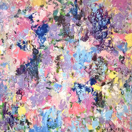 Анна Ганина (Картина, живопись - 
                  50 x 50 см) Golden rush