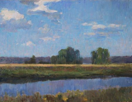 Алина Коршункова (Картина, живопись - 
                  40 x 30 см) Летний пейзаж