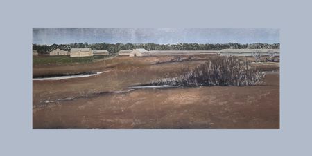 Мария Стадник (Графика печатная - 
                  75.5 x 37.5 см) Сумерки