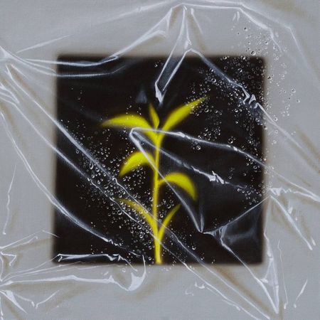 Виктор Пономаренко (Картина, живопись - 
                  30 x 30 см) Зеленый росток 12