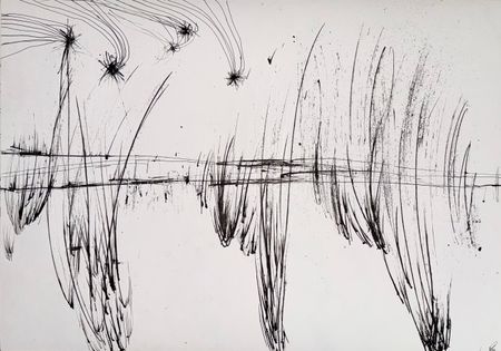 Маргарита Чигодайкина (Авторская графика - 
                  59.4 x 42 см) Абсолютное поле 17