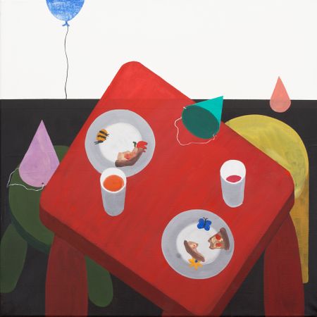 Анна Мельниченко (Картина, живопись - 
                  70 x 70 см) День рождения