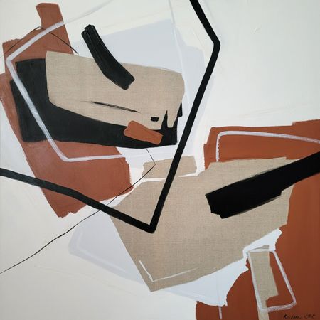 Татьяна Кирикова (Картина, живопись - 
                  100 x 100 см) Red Clay №1