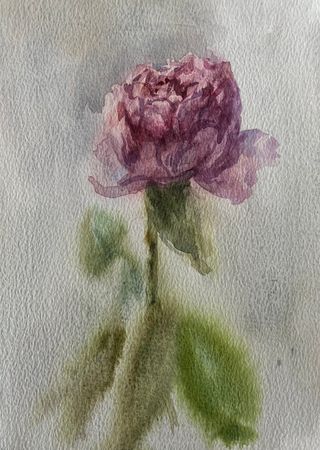 Елизавета Тарасова (Авторская графика - 
                  19 x 26.5 см) Без названия