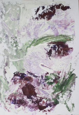 Мария Алдашкова (Авторская графика - 
                  21 x 29.7 см) Туманное утро. Райский сад в тумане