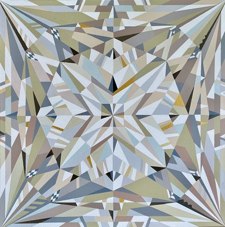 Марина Астахова (Картина, живопись - 
                  80 x 80 см) Crystal Amber