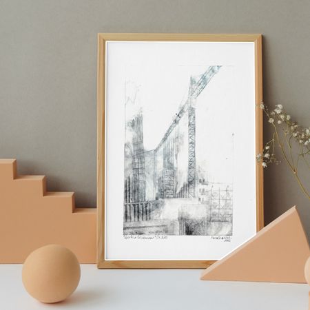 Korolkoshek (Графика печатная - 
                  30 x 42 см) Москва, м. Октябрьская