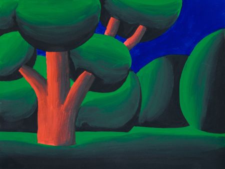 Олег Хвостов (Картина, живопись - 
                  40 x 30 см) Пейзаж