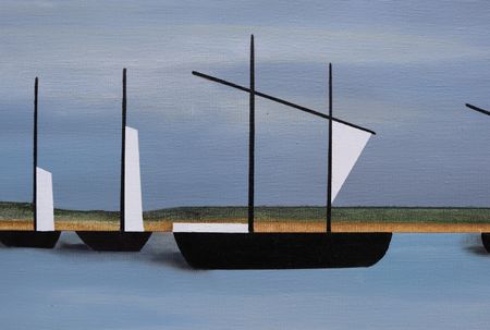 Александр Трифонов (Картина, живопись - 
                  120 x 70 см) Тихая гавань