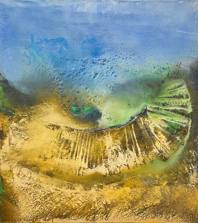 Елена Кашицына (Картина, живопись - 
                  90 x 100 см) На глубине