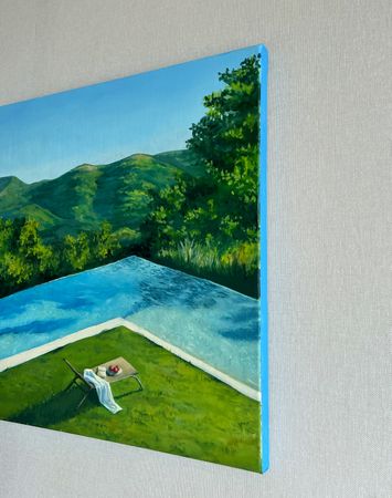 Ксения Карих (Картина, живопись - 
                  50 x 50 см) Наслаждение
