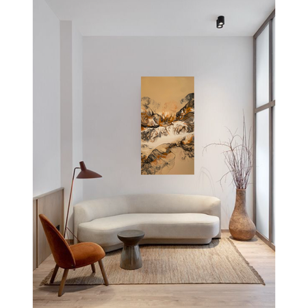 Елена Казанская (Картина, живопись - 
                  40 x 70 см) Теплое дыхание земли