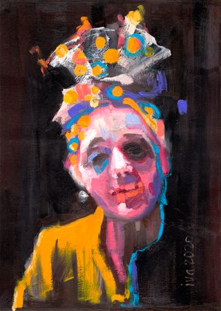 Татьяна Ивченкова (Картина, живопись - 
                  45 x 63 см) Тётушка