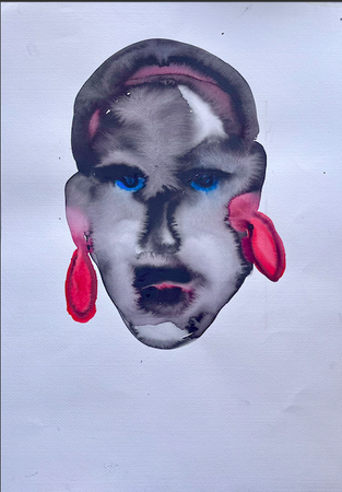 Любовь Ремизова (Авторская графика - 
                  38 x 54 см) Formlessness