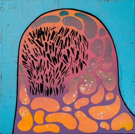 Леша Мелки (Картина, живопись - 
                  30 x 30 см) STONE KING
