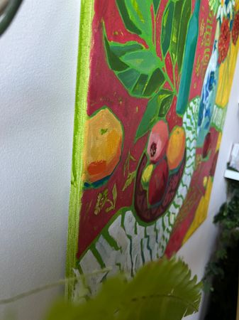 Алина Филимонова (Картина, живопись - 
                  60 x 70 см) Декоративный натюрморт
