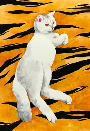 Мария Черепанова (Авторская графика - 
                  21 x 30 см) Тигрица