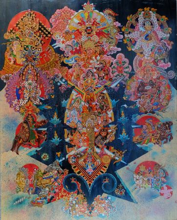 Павел Ольхович (Картина, живопись - 
                  120 x 150 см) Крещение Руси — 1