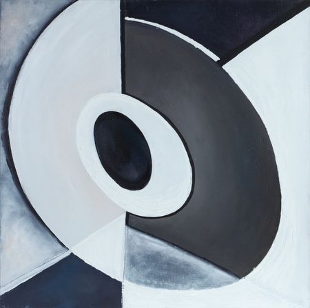 Марина Тийк (Картина, живопись - 
                  60 x 60 см) Дуализм Zero 2