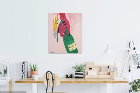 Любовь Лисицына (Картина, живопись - 
                  45 x 60 см) Коктейль