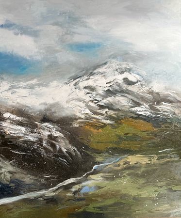 Оксана Горбунова (Картина, живопись - 
                  100 x 120 см) Магия момента