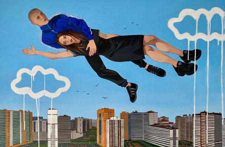 Елизавета Белова (Картина, живопись - 
                  90 x 60 см) Над Мурино