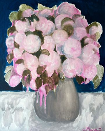 Валерия Молочкова (Картина, живопись - 
                  80 x 100 см) Пионы