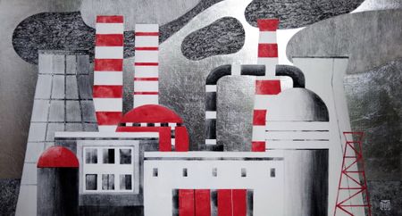 Наталья Шушпанова (Картина, живопись - 
                  110 x 60 см) ТЭС2